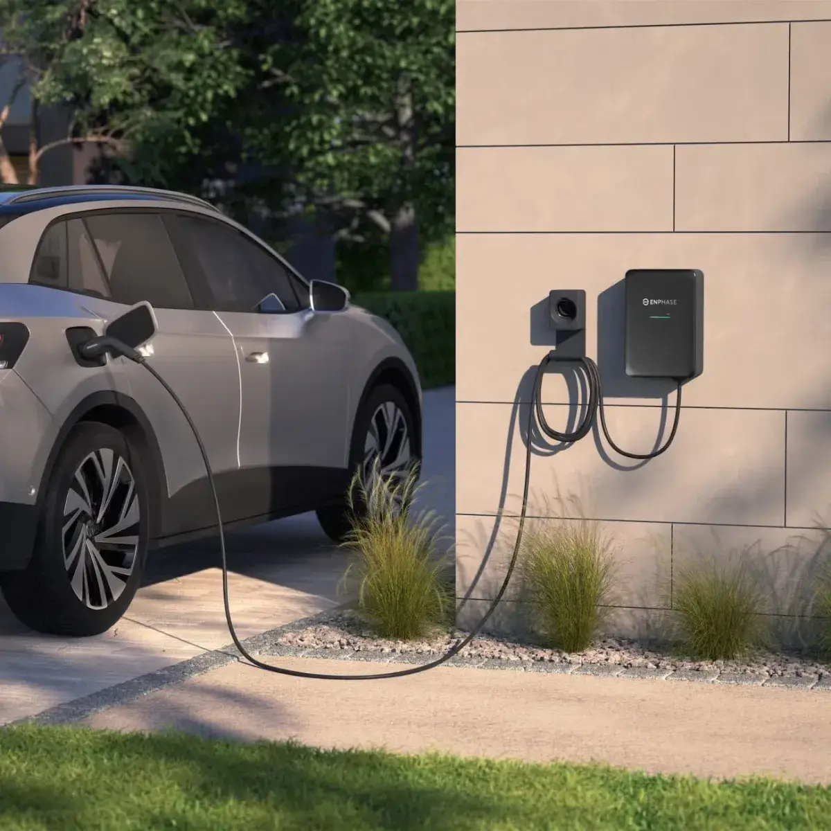 Enphase IQ EV Charger 2 laadpaal 22kW MID type 2 vaste kabel 7 meter - zwart (IQ-EVSE-EU-3032-0105-1300)