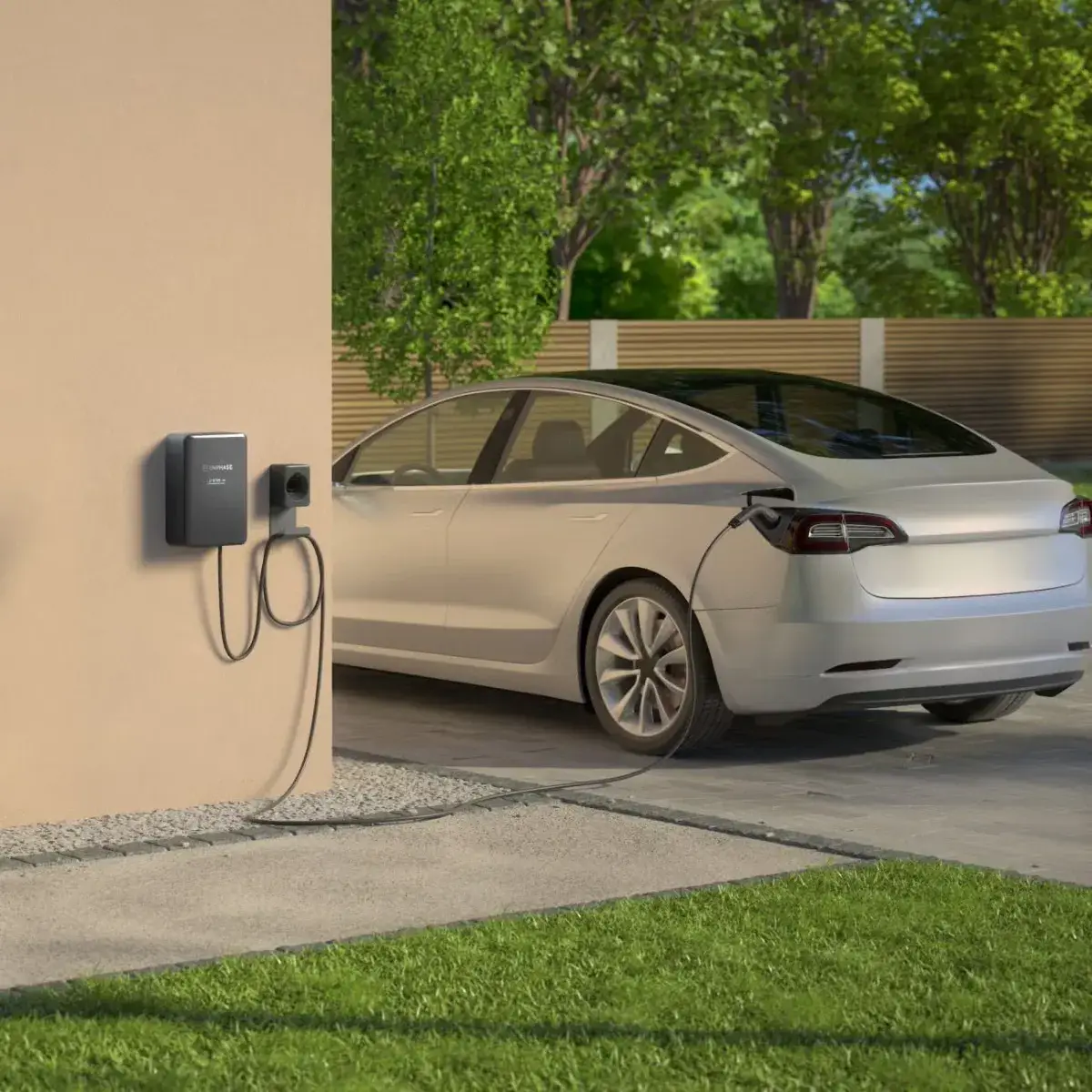 Enphase IQ EV Charger 2 laadpaal 22kW MID type 2 vaste kabel 7 meter - zwart (IQ-EVSE-EU-3032-0105-1300)
